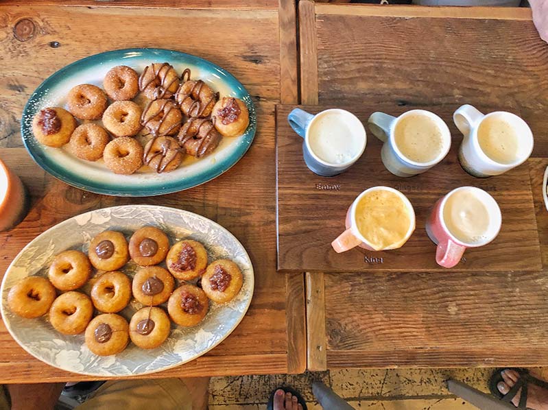 Pips donuts and chai in Portland