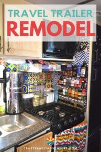 Check out all of the ways we made our travel trailer feel like the best home! Here we share all of the awesome products used in our Travel Trailer Remodel.