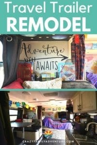 Check out all of the ways we made our travel trailer feel like the best home! Here we share all of the awesome products used in our Travel Trailer Remodel.