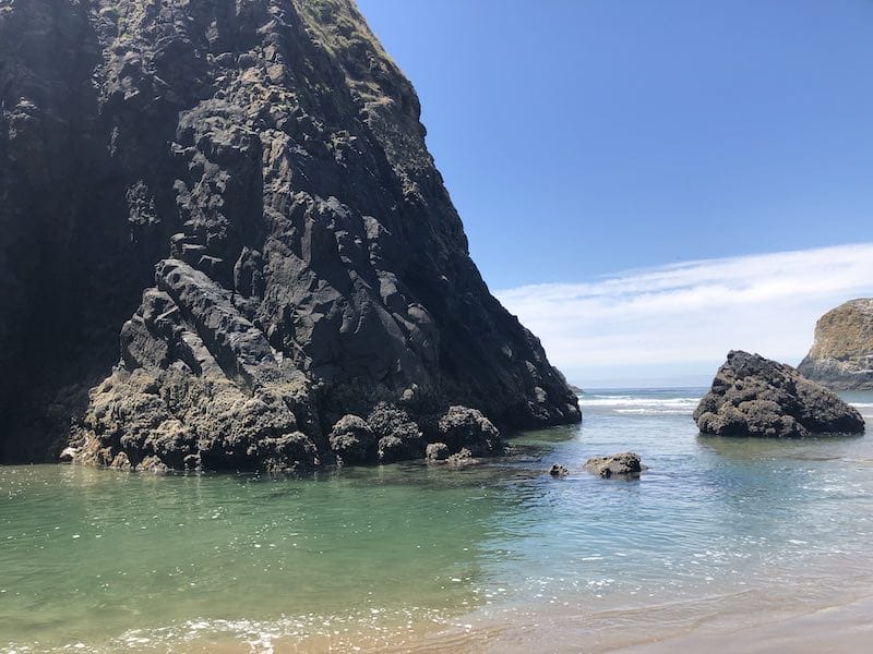 Beach views on our Oregon coast road trip