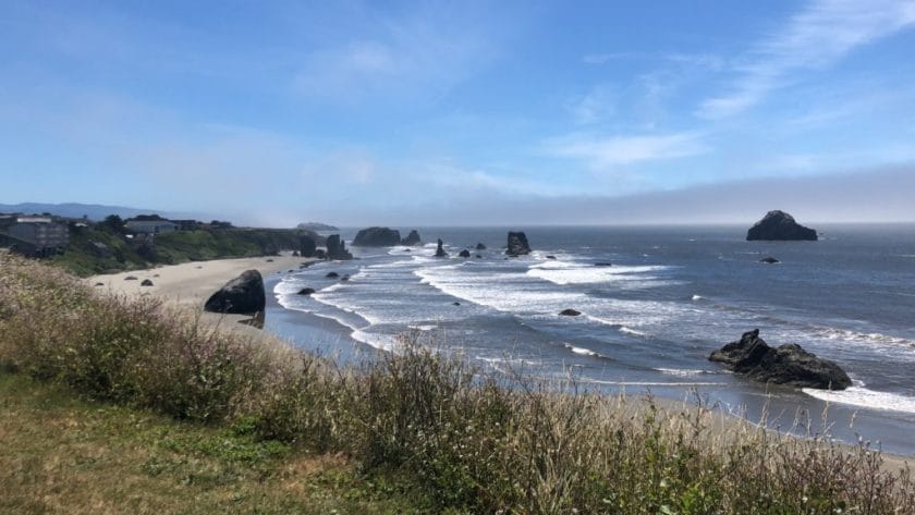 Coquille Point on the Oregon Coast 