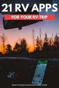 Between our 2 families we bring 10 years of RV travel experience and RV apps testing to the table! Check out the best RV apps for travel planning, activities, weather and more!