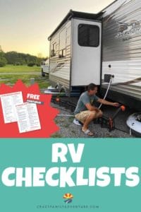 An RV checklist helps make your road trip less stressful and more enjoyable. We cover Pre-departure and campsite setup in our helpful checklists!