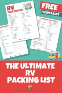 When you head on your RV trip you want to make sure you have everything you need. Here is our ultimate RV packing list so you can get your RV loaded up and ready to go for an amazing trip!