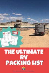 When you head on your RV trip you want to make sure you have everything you need. Here is our ultimate RV packing list so you can get your RV loaded up and ready to go for an amazing trip!