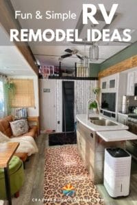 RV remodel ideas for your 5th wheel that can be done in less then 3 weeks! Come see the fun and simple things we did to it to make it feel like home and not like an RV!