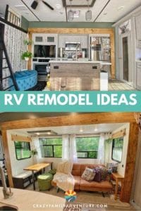 RV remodel ideas for your 5th wheel that can be done in less then 3 weeks! Come see the fun and simple things we did to it to make it feel like home and not like an RV!