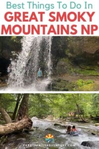 Check out all our recommendations for things to do in Great Smoky Mountains National Park with kids! From hiking to beautiful places the Smoky Mountains are a great place for a Tennessee vacation. Come check out our 3 day itinerary filled with all of the best things to do in the Smoky Mountains!