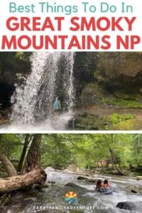 Check out all our recommendations for things to do in Great Smoky Mountains National Park with kids! From hiking to beautiful places the Smoky Mountains are a great place for a Tennessee vacation. Come check out our 3 day itinerary filled with all of the best things to do in the Smoky Mountains! 