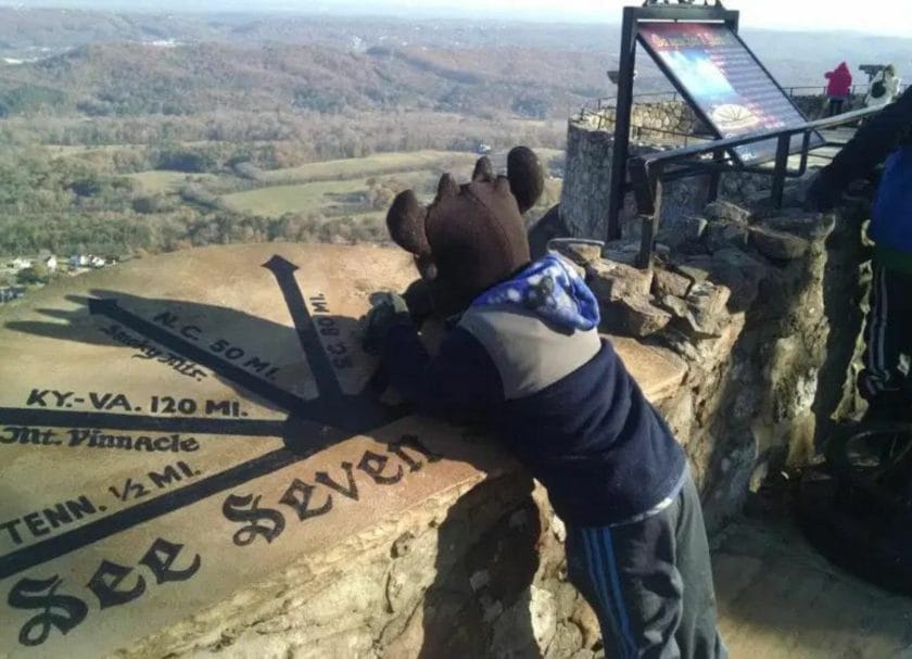 The view from Rock City, Tennessee Road Trip