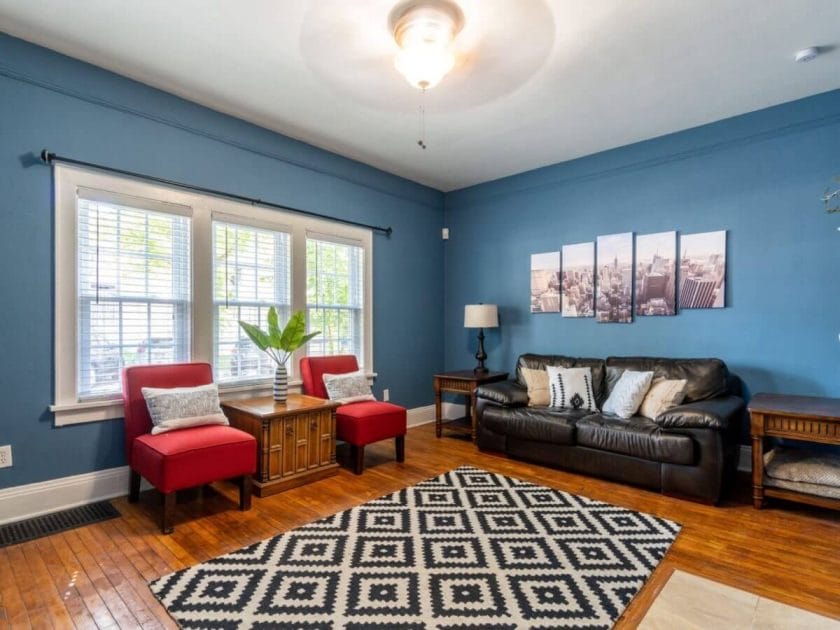 Brady Street Living Room Airbnb Milwaukee option