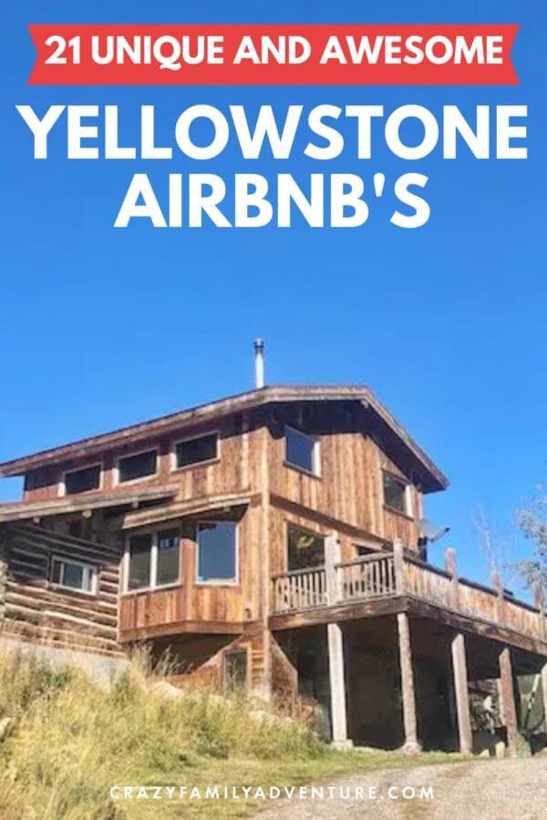 airbnb yellowstone