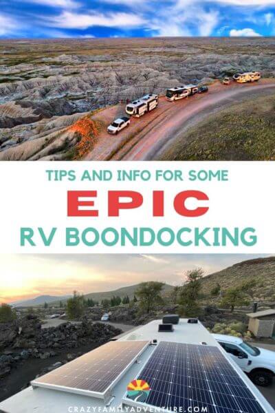 Tips and Info for some EPIC RV boondocking!