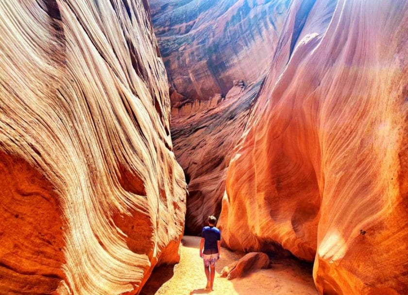 Hiking in Antelope Canyon things to do in page AZ