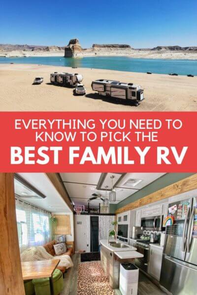 Everything you need to know to pick the best family RV! Should you go with a 5th wheel, motorhome, class c or travel trailer? What about travel days and an RV remodel? We have been in 5 rigs over our 7 years on the road. Come and see what we have learned to help you pick the right RV for your family!