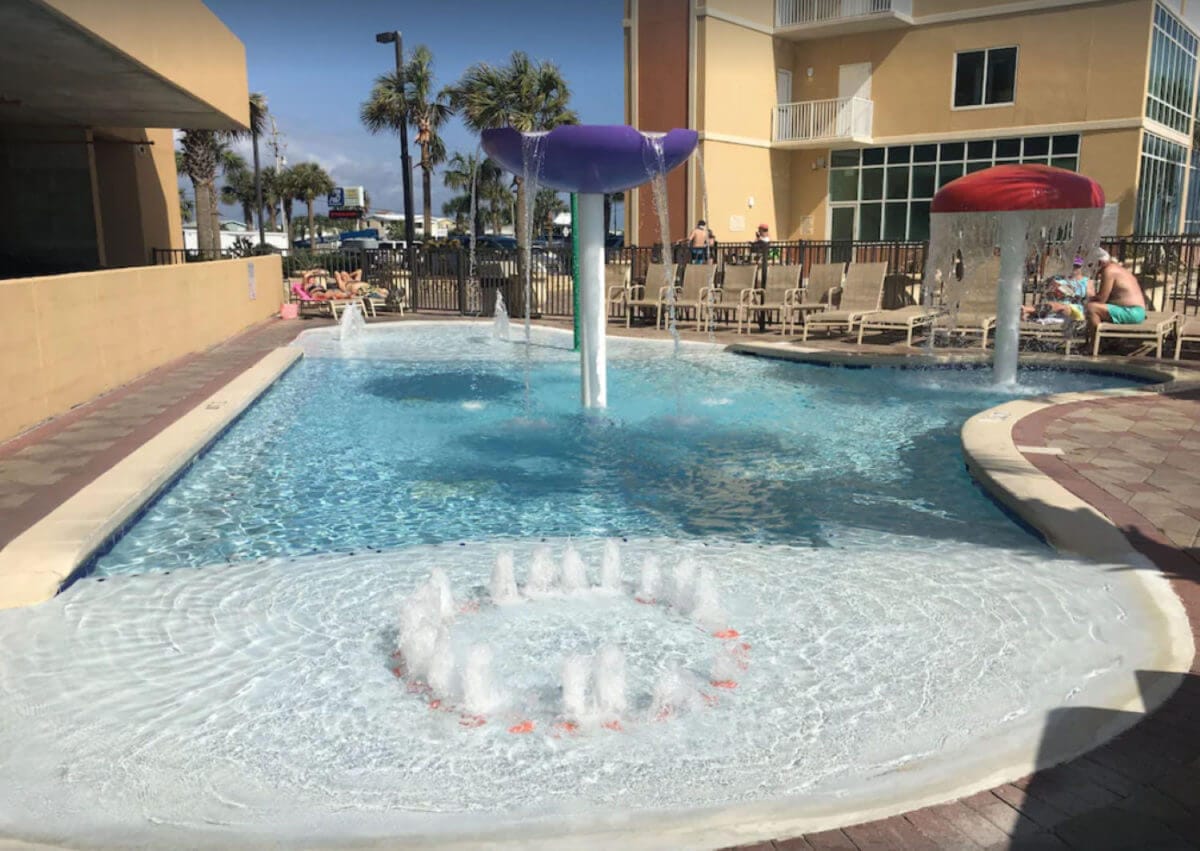 Picture of the outdoor pool at Seawind, Best Gulf Shores Airbnb and VRBO Stays.