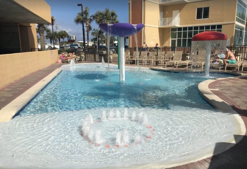 Picture of the outdoor pool at Seawind, Best Gulf Shores Airbnb and VRBO Stays.