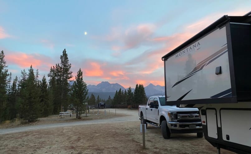 Stanley RV and Camping RV Campsite in Idaho