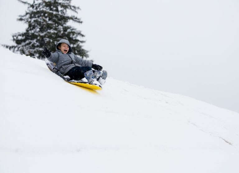 Sledding hills in Wisconsin