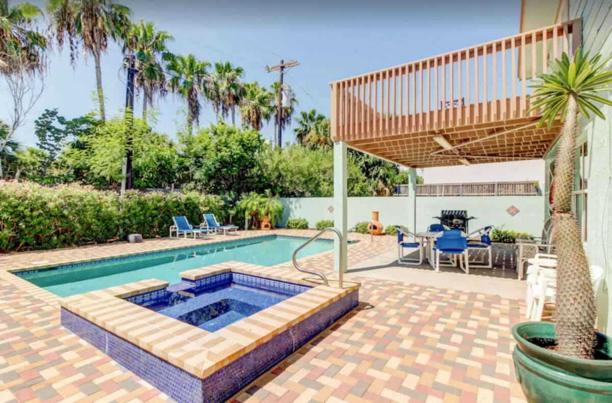 This is a picture of a large pool