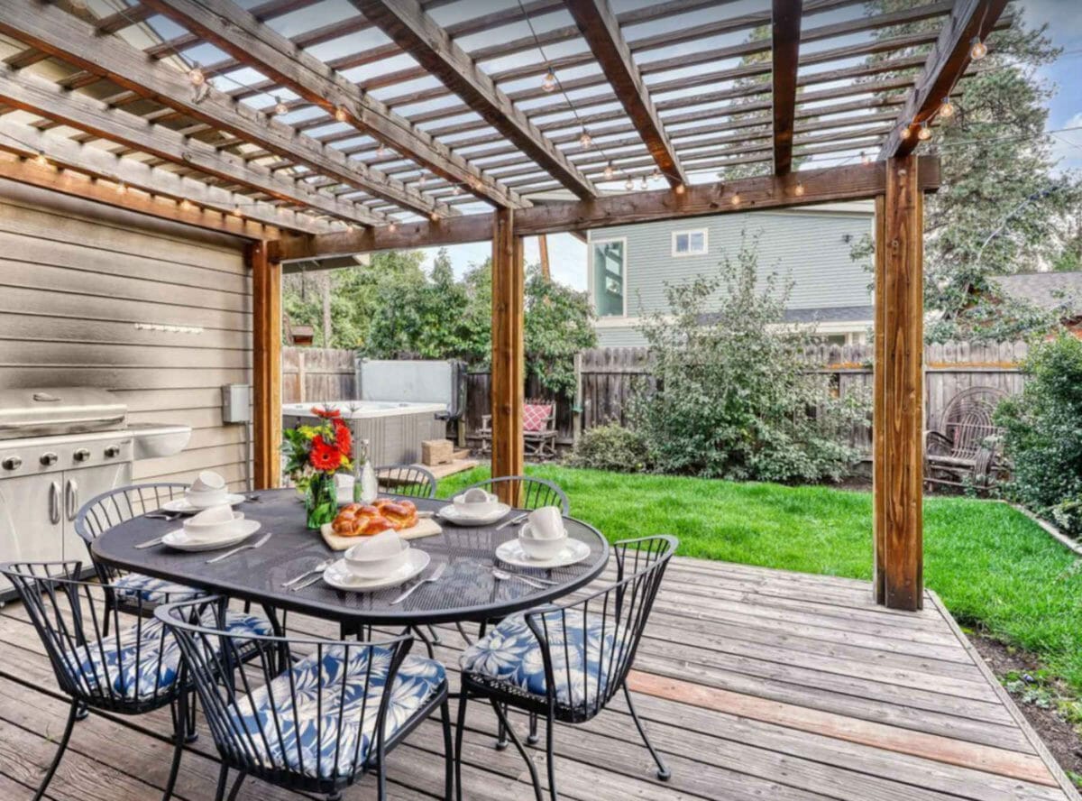 This is a picture of the Perfectly Placed Plum Cottage