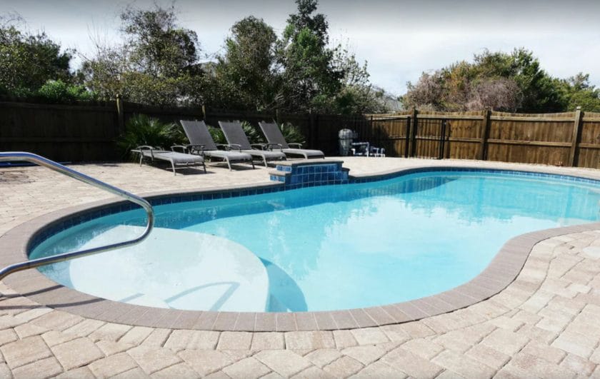 This is a photo of Paradise Retreat pool and outdoor space,VRBO Destin, Florida