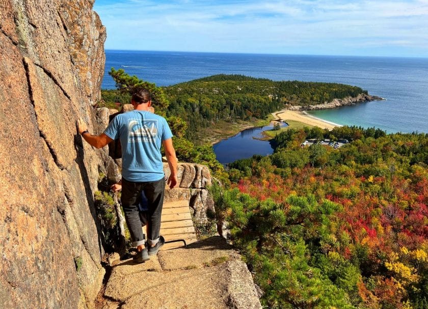 Hiking on the Beehive Trail