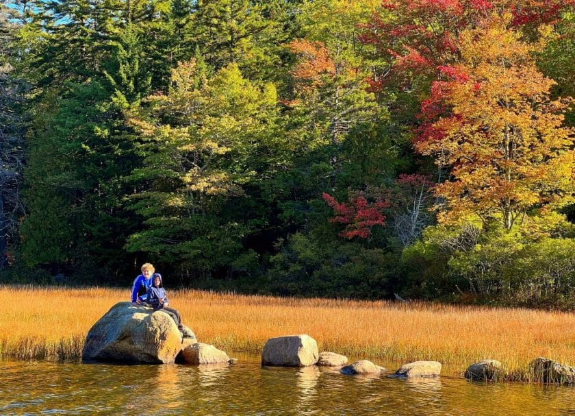 Echo Lake Beach on your Acadia National Park Itinerary