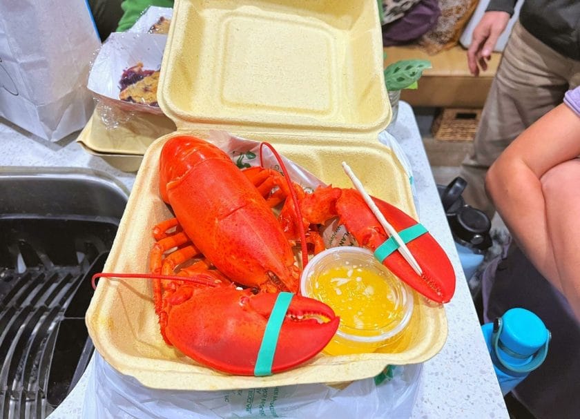 Lobster from Happy Clam Shack