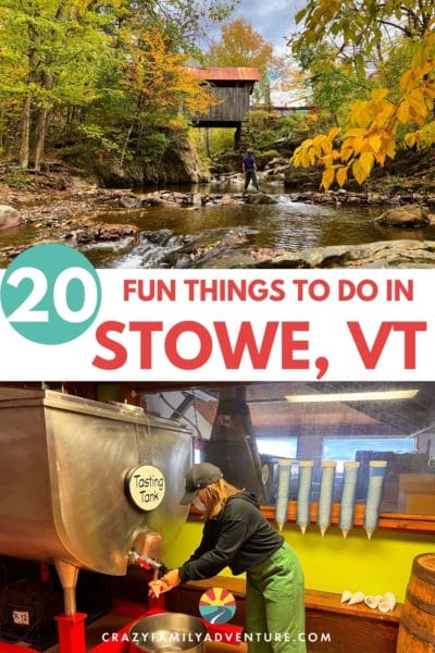 There are so many fun things to do in Stowe, Vermont during all the seasons! Come check out our list of the top 20 things to do!