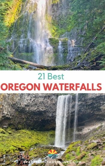 21 of the best Oregon Waterfalls you will want to visit! You can even get up so close at some that you feel the mist blowing you over!