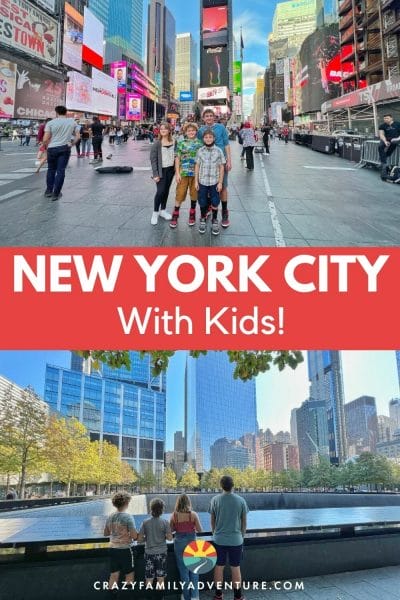 Visiting New York City With Kids is so much fun! In our post we share our 3 day itinerary from Broadway to Brooklyn and lots in between!