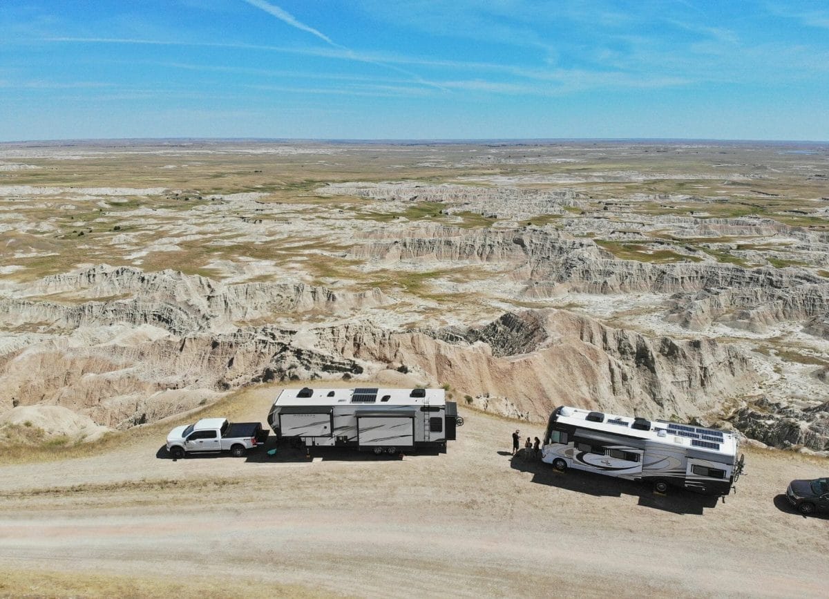 Nomad View camping spot on your South Dakota Road Trip 