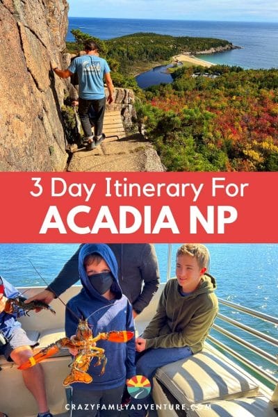We lay out a fun and packed 3 day Acadia National Park itinerary! You will see the whole park and explore Bar Harbor!