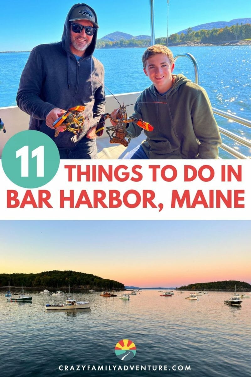 Check out these awesome 11 things to do in Bar Harbor, Maine! From Acadia to a lobster boat to museums and yummy restaurants!