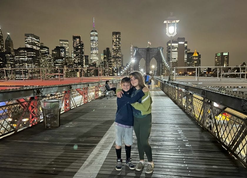 Brooklyn Bridge at night