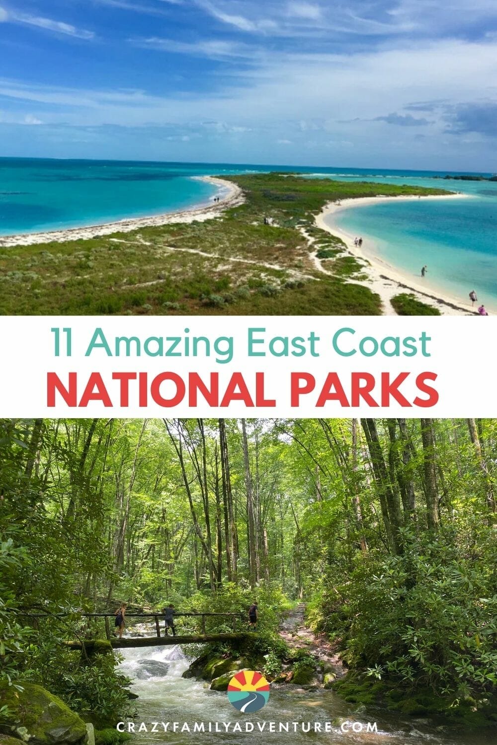 11 East Coast National Parks in the United States that beckon with sunrise vistas, miles of hiking trails, and on-the-water adventure.