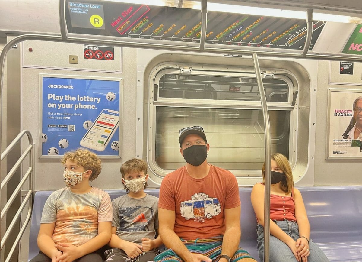 Path and Subway while visiting new york city with kids