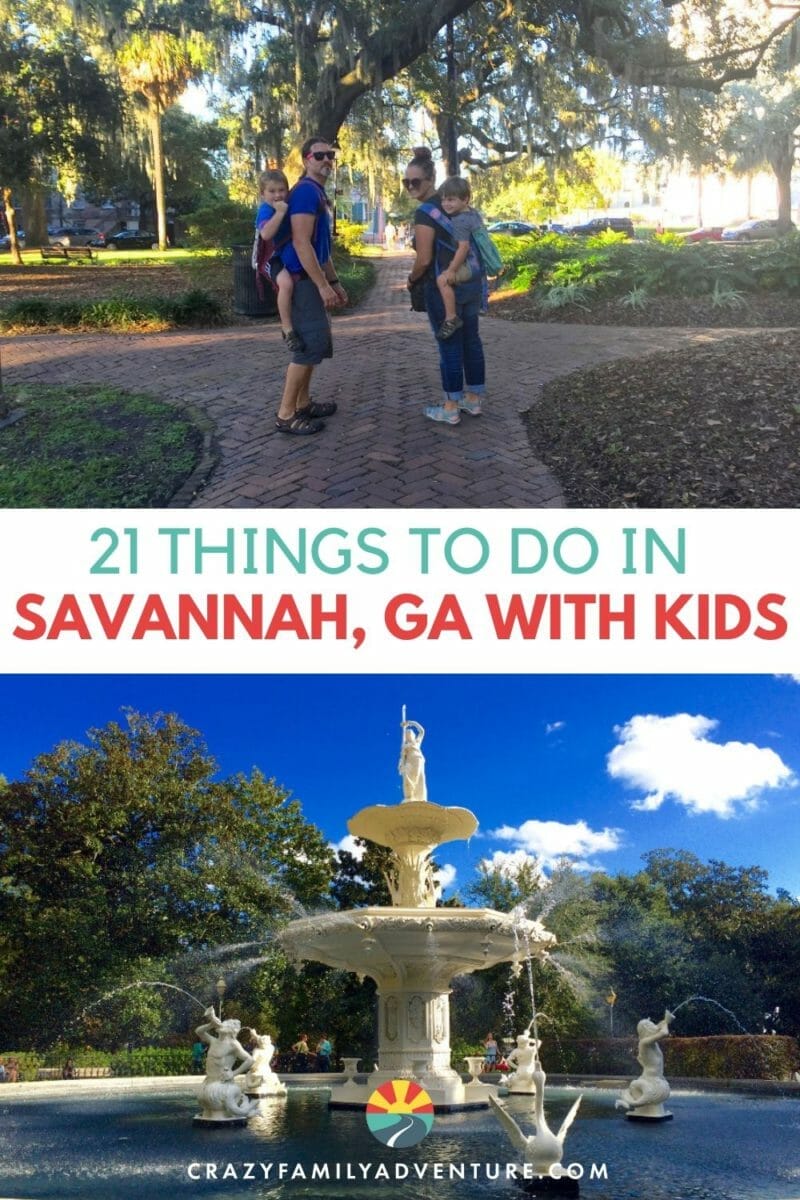 Heading to Savannah on a family trip? Check out these 7 things to do with kids in Savannah, Georgia and make it a great experience!!
