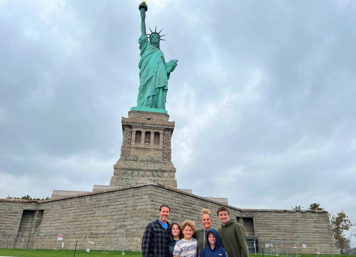 Visiting New York With Kids Statue of Liberty