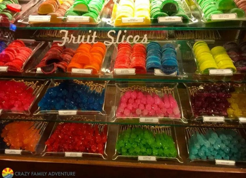 Delicious candy tasting is a must for things to do with kids in Savannah Georgia 
