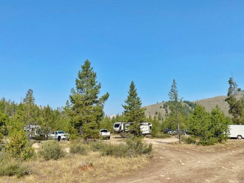 Boondocking in Stanley, Idaho