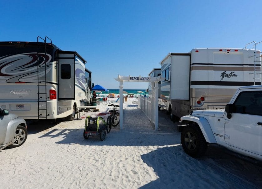 Camping on the Gulf RV Parks in Destin Florida