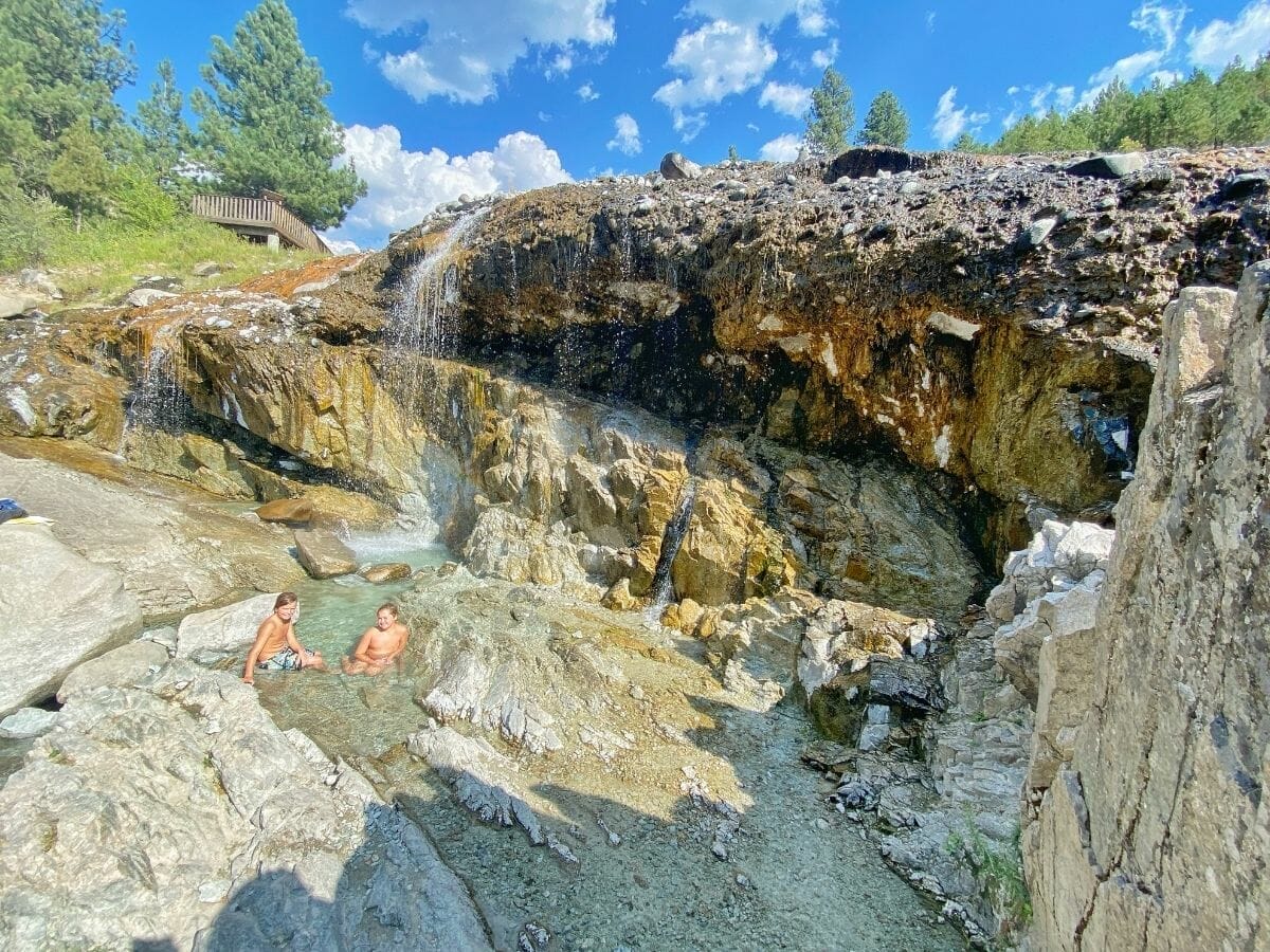 Kirkham Hot Springs a top thing to do by Stanley Idaho
