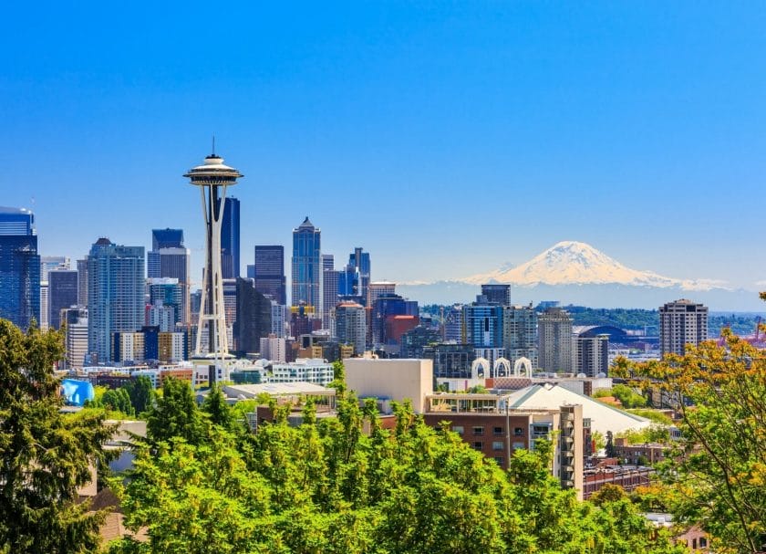 Seattle Space Needle RV Itinerary West Coast