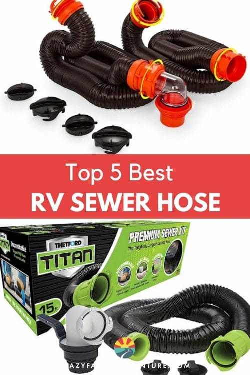 One of the worst things about RV travel is emptying your tanks. Our list will help you choose the best RV sewer hose for clean camping!