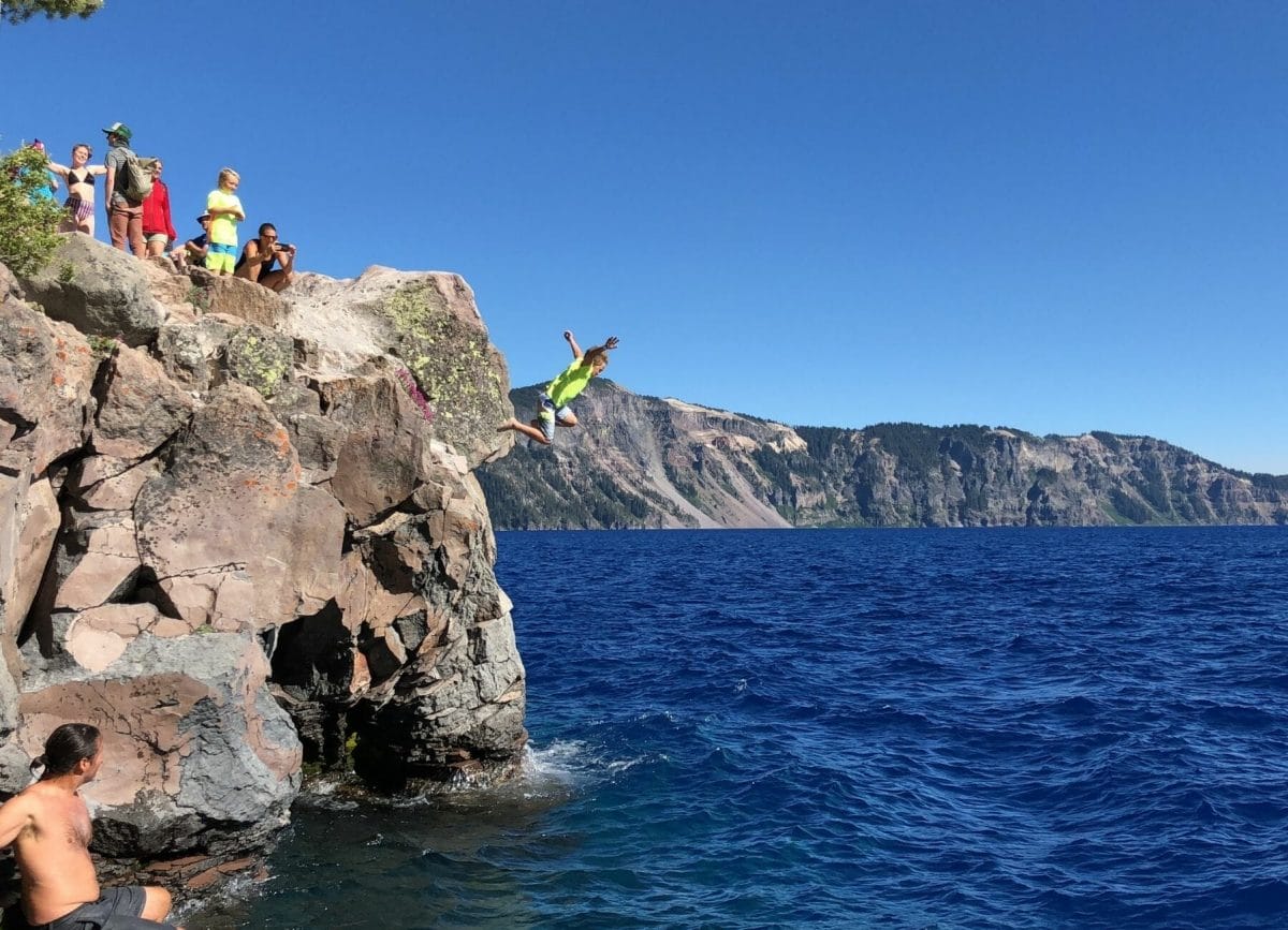 Cliff Jumping Things To Do In Crater Lake