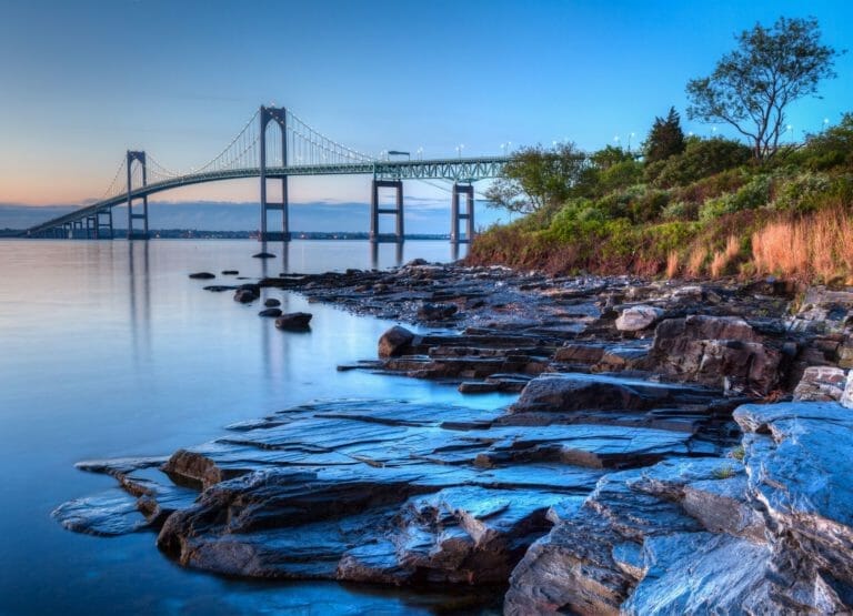 Picture of a bridge in Newport, Rhode Island, East Coast Road Trip