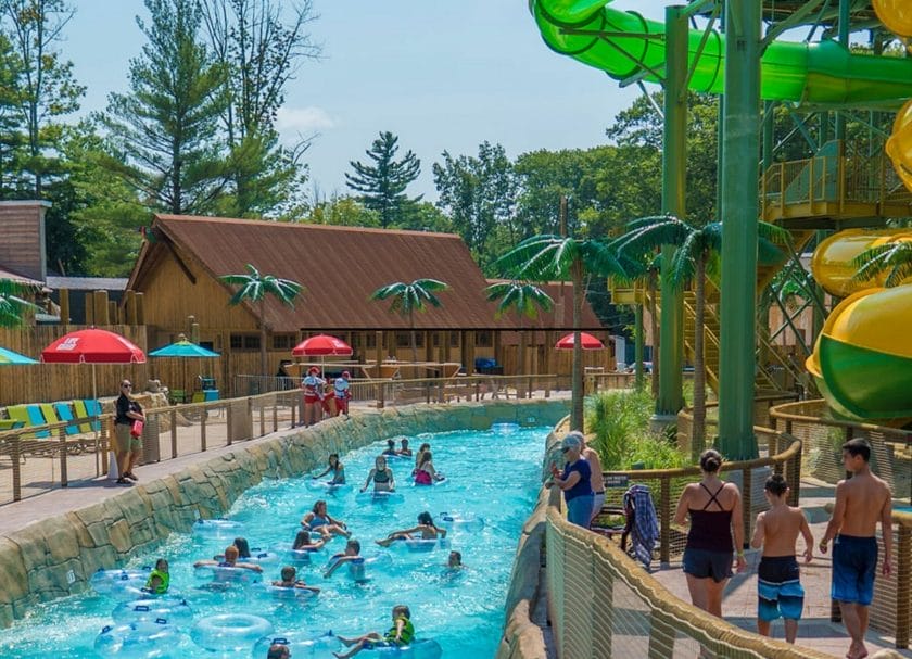 Tidal River Canobie Amusement Parks In Massachusetts