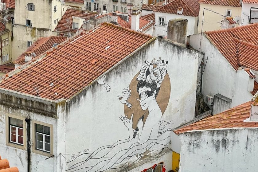 Lisbon Street Art a top things to do in Lisbon Portugal